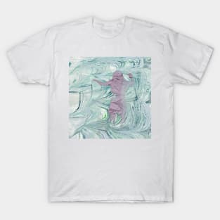 Splash! Marbled paper abstract collage T-Shirt